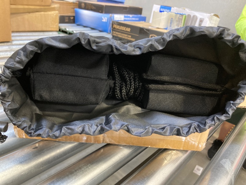 Photo 1 of MeeFar Universal Roof Rack Pads Fit on Cross Bars - for Kayak/Surfboard/SUP/Canoe with 2 Heavy Duty Tie Down Straps, 2 Tie Down Rope, 2 Quick Loop Strap and Storage Bag