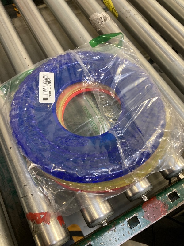 Photo 1 of Nerf Dog Tire Flyer Dog Toy Gift Set, 10 Inch Flying Disc Dog Fetch Toys, Rubber Dog Toy for Medium Dogs and Large Dogs, Red, Translucent Green and Translucent Blue, 3 Count