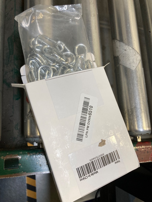 Photo 1 of Small Carabiner Ciip, 30pcs 1.57inch Mini Carabiners Clips, M4 Stainless Steel Spring Snap Hook Heavy Duty, Locking Carribenares for Climbing Hiking Camping Fishing