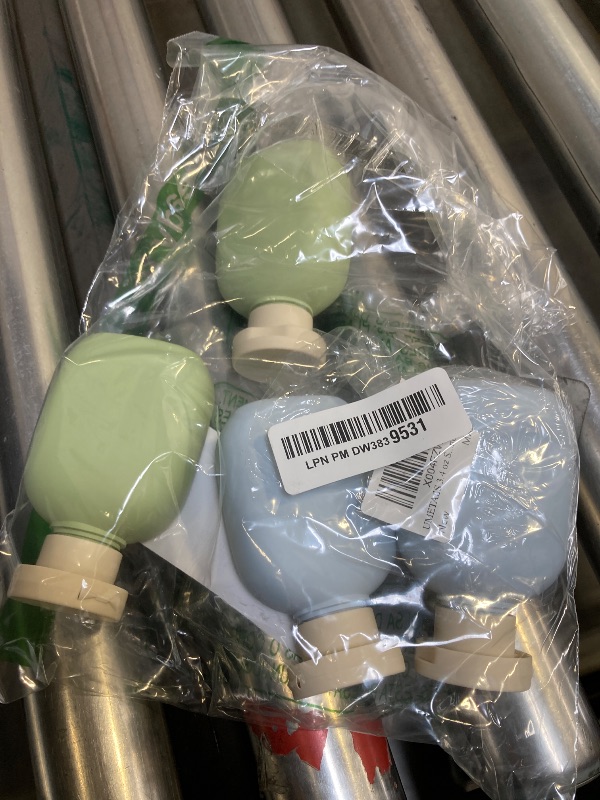 Photo 1 of UMETASS 3.4 oz Small Plastic Travel Shampoo Bottles, Empty Plastic Squeeze Bottles with Flip Cap for Toiletries, Leakage-proof Travel Shampoo and Conditioner Bottles