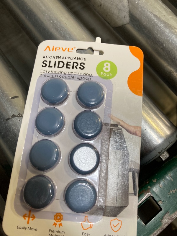 Photo 1 of Aieve Appliance Sliders, 8 Pcs Small Appliance Slider for Countertop, Self Adhesive Home Finds Caster Wheels Rollers, Kitchen Must Have Gadgets for Stand Mixers, Coffee Makers, Air Fryers