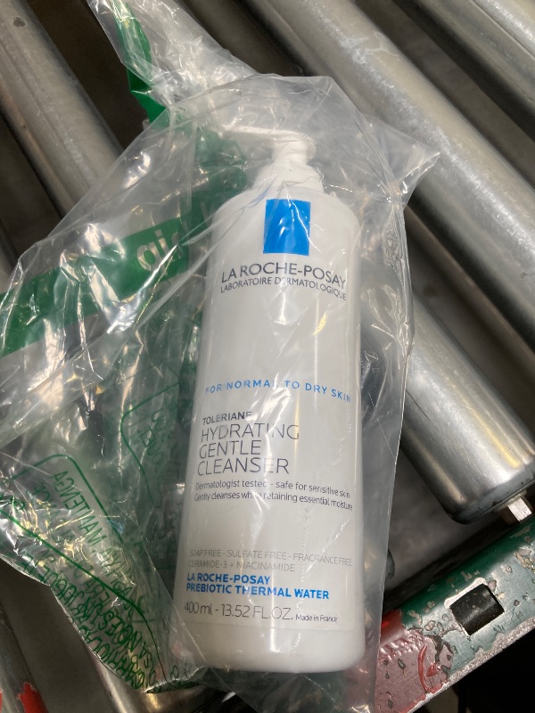 Photo 1 of La Roche-Posay Toleriane Hydrating Gentle Face Cleanser, Daily Facial Cleanser with Niacinamide and Ceramides for Sensitive Skin, Moisturizing Face Wash for Normal to Dry Skin, Fragrance Free