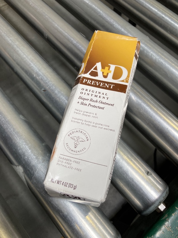 Photo 1 of A+D Original Diaper Rash Ointment Prevents & Treats Diaper Rash, Moisturizing Skin Protectant with Vitamins A & D, Healing Skin Ointment for Dry and Cracked Skin 4oz
