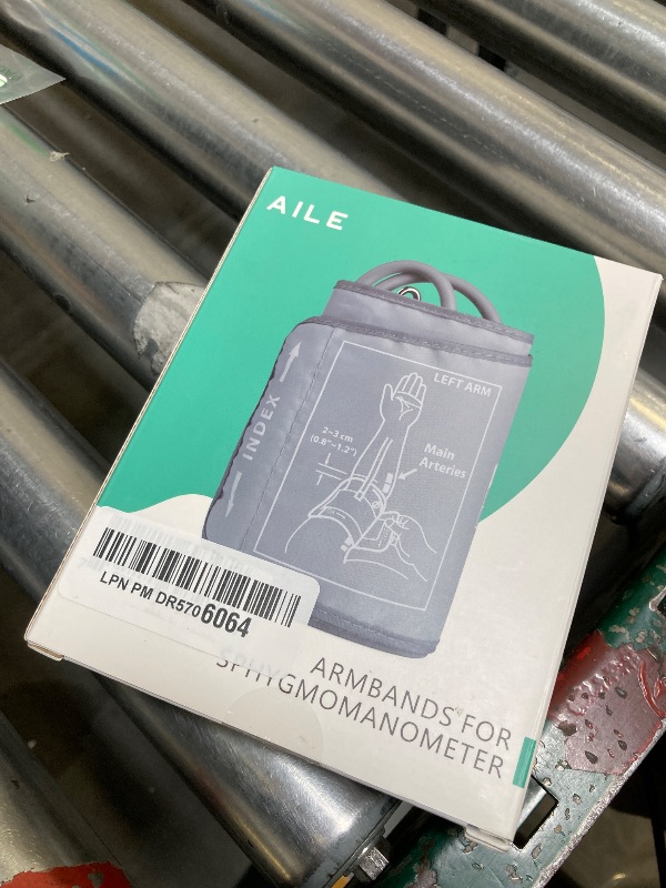 Photo 1 of Extra Large Blood Pressure Cuff : AILE Universal 9-21" XL Blood Pressure Cuff for Big Arm, Widely Applicable to Automatic Upper Arm Blood Pressure Monitor, Adjustable, Soft, Comfortable