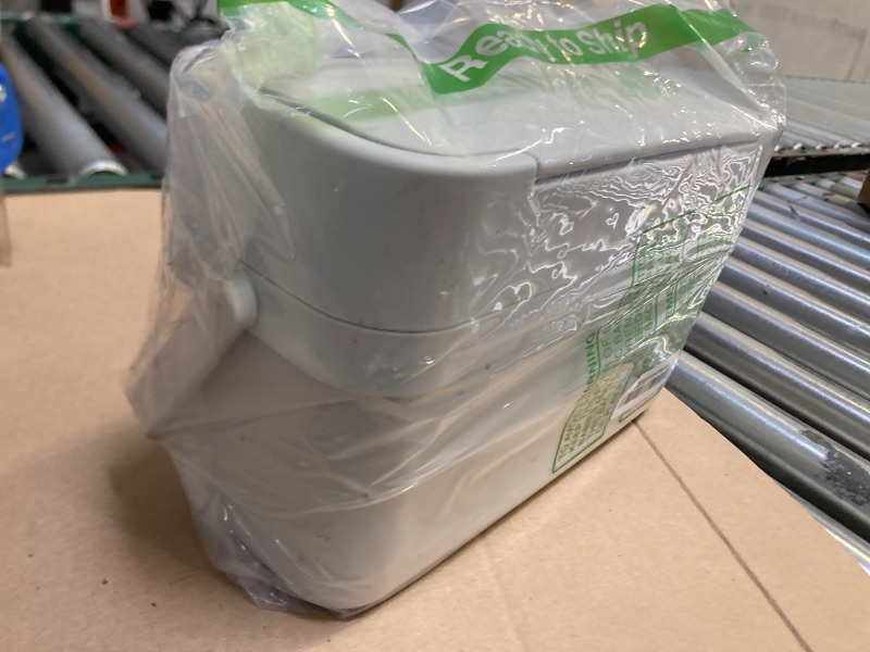 Photo 1 of Joseph Joseph Compo 4 Easy-Fill Compost Bin Food Waste Caddy with Adjustable Air Vent, 1 gallon / 4 liters, Stone