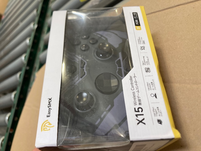 Photo 1 of EasySMX X15 PC Controller - Enhanced Wireless Bluetooth Controller with Hall Joysticks/Hall Triggers/RGB Lighting - No Stick Drift, No Dead Zone - Work for Windows PC, Android, Steam and Switch