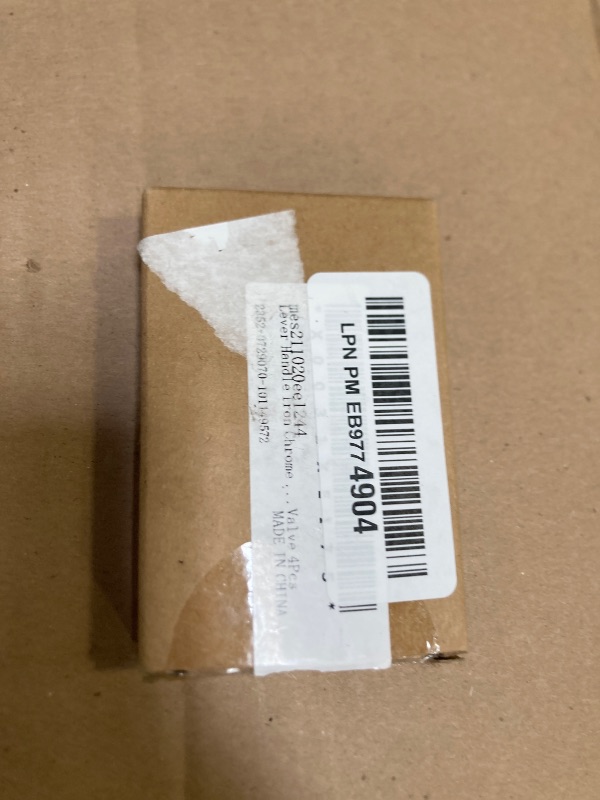 Photo 1 of MECCANIXITY Lever Handle Iron Chrome Plated Replacement Quarter Turn with Plastic Grip Yellow for Ball Valve 4Pcs