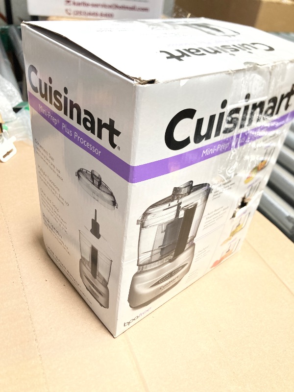 Photo 1 of Cuisinart Food Processor, Mini-Prep 3 Cup, 24 oz, Brushed Chrome and Nickel, DLC-2ABC