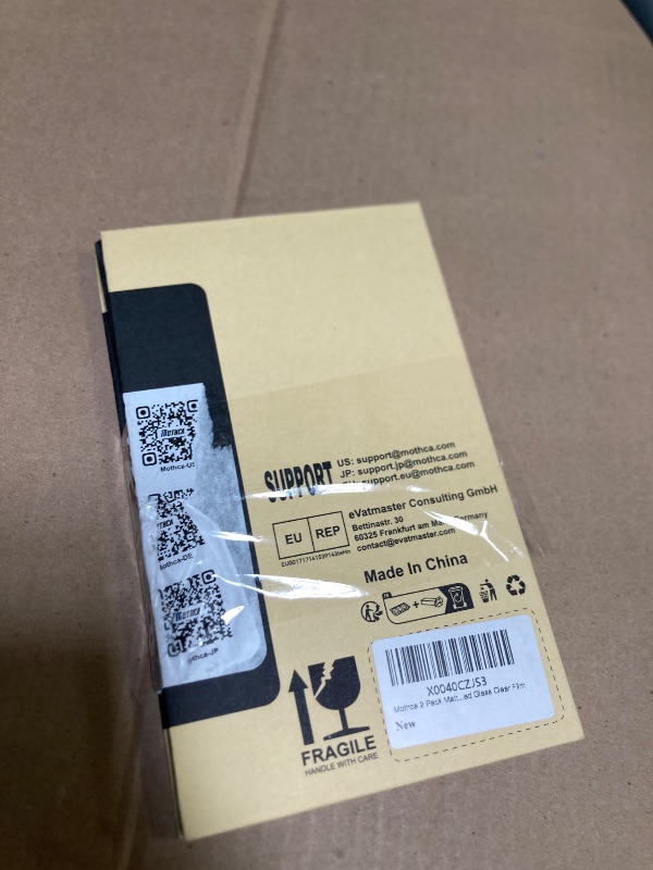 Photo 1 of Mothca 2 Pack Matte Glass Screen Protector for iPhone 14 with 2 Pack Camera Lens Protector, Anti-Glare & Anti-Fingerprint Tempered Glass Clear Film