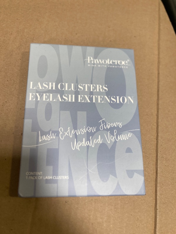 Photo 1 of Pawotence Wispy Lash Clusters Natural Cluster Lashes Extension DIY Natural Eyelash Clusters Extension 10-16mm Individual Lashes False Eyelashes Wispy Soft Cluster Eyelash Extensions