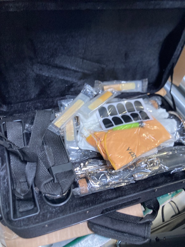 Photo 1 of YANASON B Flat Clarinet,Bb Beginner Student Clarinet Bb Nickel-Plated 17 Key Clariet for School Band Orchestra adult kid with Hard Foam Case,Barrels*2,Pads*8,Stand, Cleaning Kit,Gloves,Strap,Reeds*8