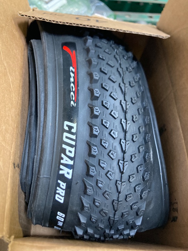 Photo 1 of Fincci Pair 27.5 x 2.10 Mountain Bike Tire 54-584 Foldable Tires Oncamp for Road MTB Mud Dirt Offroad Bicycle - 27.5x2.10 Tire Pack of 2LPNPMEJ0057551
