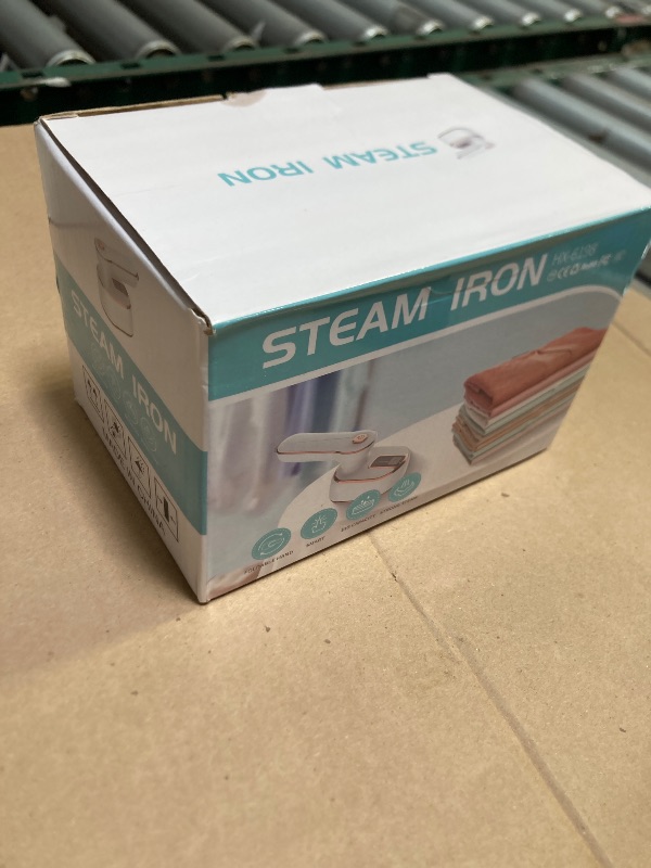 Photo 1 of Travel Steamer Iron for Clothes Mini - Portable Ironing Machine Travel Small Size Portable Steame Travel College Dorm Home Essentials Steamer for Clothes (Light Grey)