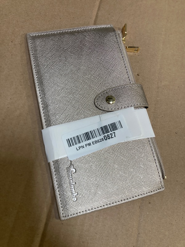 Photo 1 of Travelambo RFID Wallet Women Large Size Bifold Multi Card Wallet Case with Zipper Pocke Credit Card Holder for Women