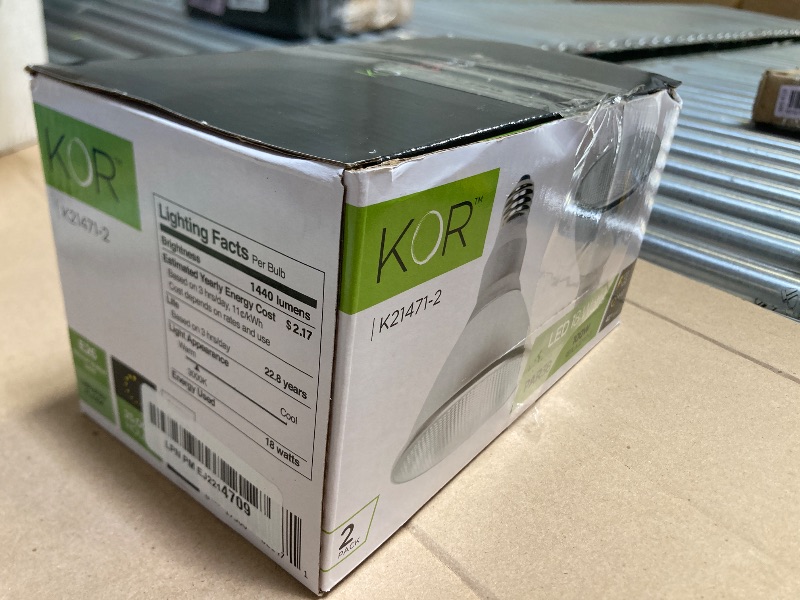 Photo 1 of (Pack of 2) K21471 LED PAR38/FL 120V - 18 Watt High Output (100W Replacement) PAR38 Flood - 120 Volt - LED Light Bulbs Indoor & Outdoor Use 3000K (Soft White)