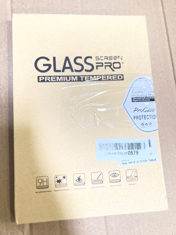 Photo 1 of ProCase 2 Pack Screen Protector for iPad Mini 7th(A17 Pro) 2024/Mini 6th Generation 8.3" 2021 + 2 Pack Camera Lens Protector Matching iPad Colors, Tempered Glass Film for Mini 7 6 8.3 Inch -Purple