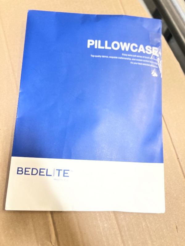 Photo 1 of BEDELITE Satin Pillowcase for Hair and Skin, Super Soft and Cooling Similar to Silk Pillow Cases 2 Pack with Envelope Closure, Gift for Women Men(20"x30" Queen Size, Grey)