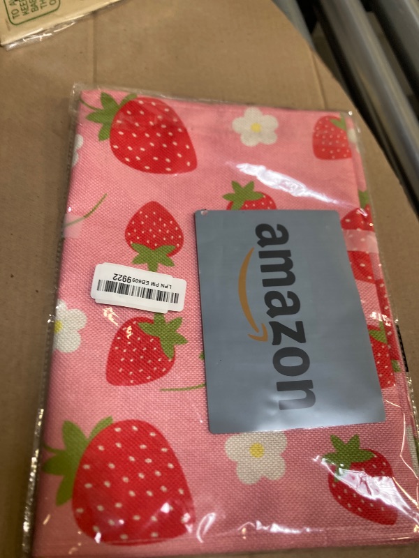 Photo 1 of Summer Decorations Strawberry Table Runner Strawberry Shortcake Party Decor Strawberry First Birthday Spring Summer Decorations for Home Party