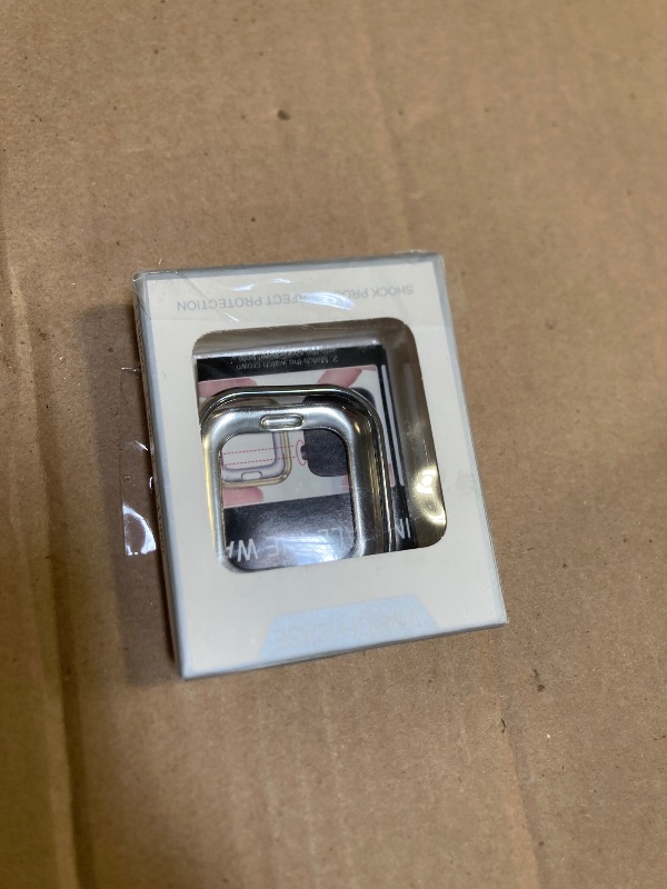 Photo 1 of JR.DM 42mm Soft Flexible TPU Case Compatible for Apple Watch Series 10 Touchable Screen Lightweight Anti-Scratch All-Around Protector Thin Guard Shockproof Cover Shiny Bumper for iWatch, Silver