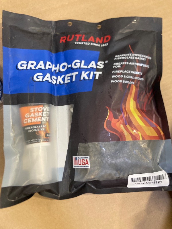 Photo 1 of Rutland 96N-6 Grapho-Glas Rope Gasket Replacement Kit, 1/2-Inch by 7-Feet