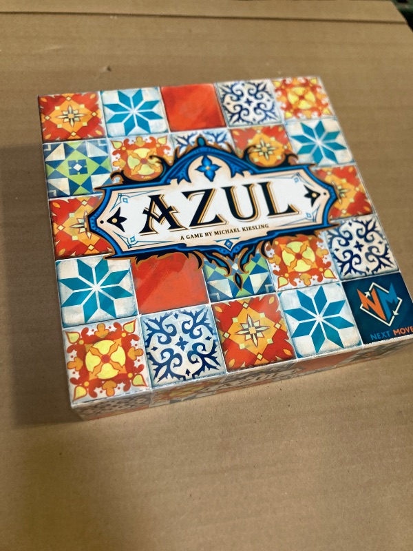 Photo 1 of Azul Board Game - Strategic Tile-Placement Game for Family Fun, Great Game for Kids and Adults, Ages 8+, 2-4 Players, 30-45 Minute Playtime, Made by Plan B Games