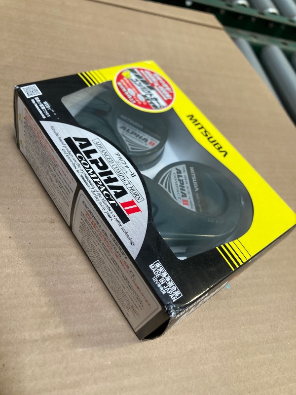 Photo 1 of Mitsuba HOS-04G Alpha II Compact Horn Car San Kowa Made in Japan