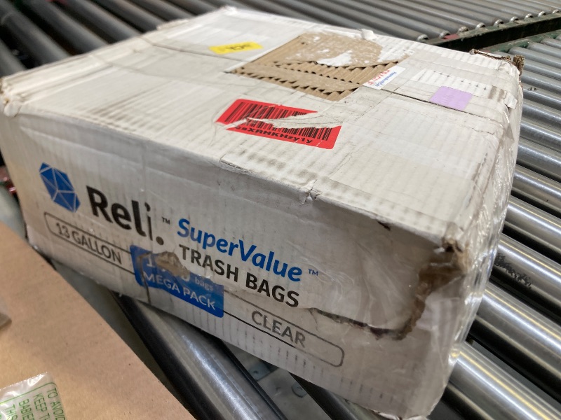 Photo 1 of Reli. SuperValue 13 Gallon Trash Bags | 1000 Count Bulk | Tall Kitchen | Can Liners | Clear Multi-Use Garbage Bags