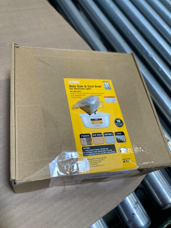 Photo 1 of KATA 4 Hole Saw for Recessed-Lights: 4-1/4 in Hole Saw with Silicone Dust Bowl - Installing 4 Inch Led Recessed Ceiling Lights for Drywall - Hole Cutter with Dust Catcher for Can Lighting