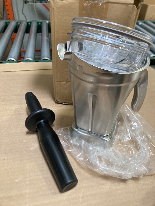 Photo 1 of For vitamix Stainless Steel Container 48oz,Compatible with All Full-Size Vitamix Blenders G series, Pro Series, Commercial Series, BPA Free 3 Year Warranty