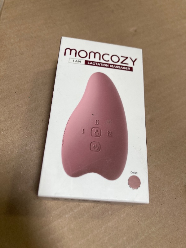 Photo 1 of Momcozy Warming Lactation Massager 2-in-1, Soft Breast Massager for Breastfeeding, Heat + Vibration Adjustable for Clogged Ducts, Improve Milk Flow, Engorgement