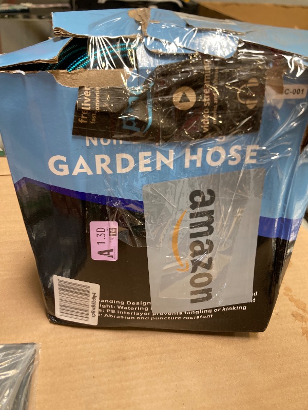 Photo 1 of Garden Hose 50ft, Non-Expanding Water Hose Ultra Lightweight, Kink-Free, Sturdy, Flexible, Abrasion Resistant Hose for Yard, Lawn, Outdoor, Marine and Camper