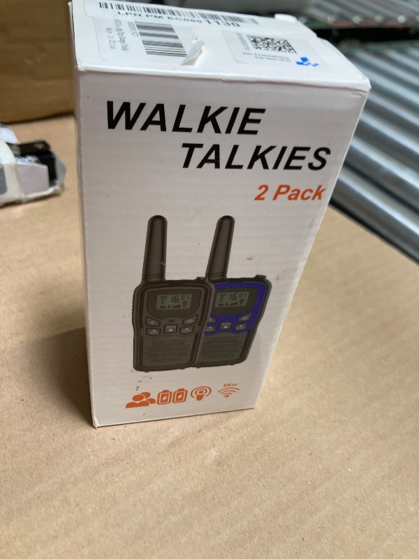 Photo 1 of Walkie Talkies, MOICO Long Range Walkie Talkies for Adults with 22 FRS Channels, Family Walkie Talkie with LED Flashlight VOX LCD Display for Hiking Camping Trip (Orange 2 Pack)