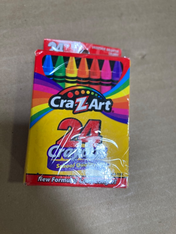 Photo 1 of Cra-Z-Art 24ct Crayons Pack, Perfect Back to School Essential, Art Supplies for Coloring Fun, Ages 3 and Up