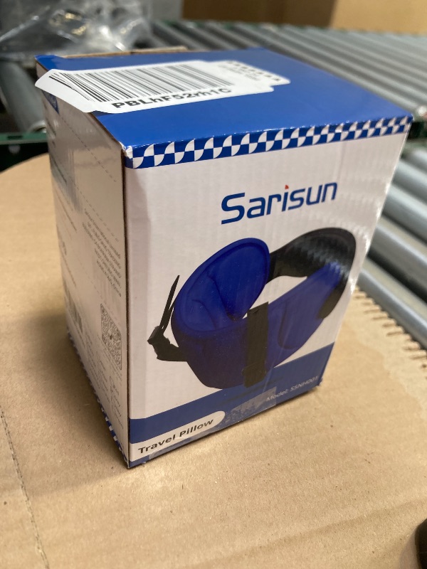 Photo 1 of SARISUN Travel Pillow for Airplanes, Airplane Pillow for Long Flight, Neck Pillow with Eye Mask for Sleeping, Portable Travel Pillow for Car, Road Trip Car Headrest, FSA HSA Eligible Approved, Grey