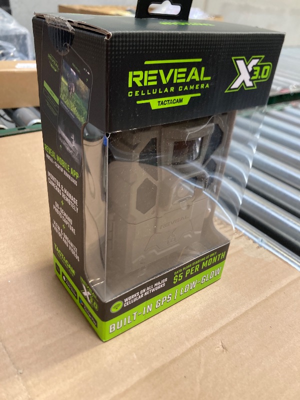 Photo 1 of TACTACAM Reveal X Gen 3.0 LTE Cellular Trail Camera AT&T and Verizon,1080p FHD Video, Low Glow IR LED Flash, No SD Card Required (RV-TC-XGEN3) for Hunting, Security, Surveillance