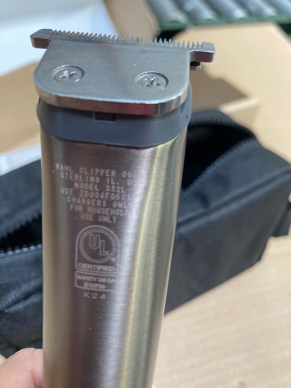 Photo 1 of Wahl Stainless Steel Lithium Ion 2.0+ Slate Beard Trimmer for Men - Electric Shaver, Nose Ear Trimmer, Rechargeable All in One Men's Grooming Kit - Model 9864