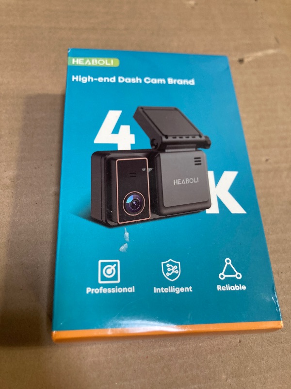 Photo 1 of Heaboli 4K Dual Dash Cam Front and Rear, Wi-Fi GPS, 3 Inches IPS Touch Screen, Car Camera Driving Recorder with Night Vision, Parking Mode