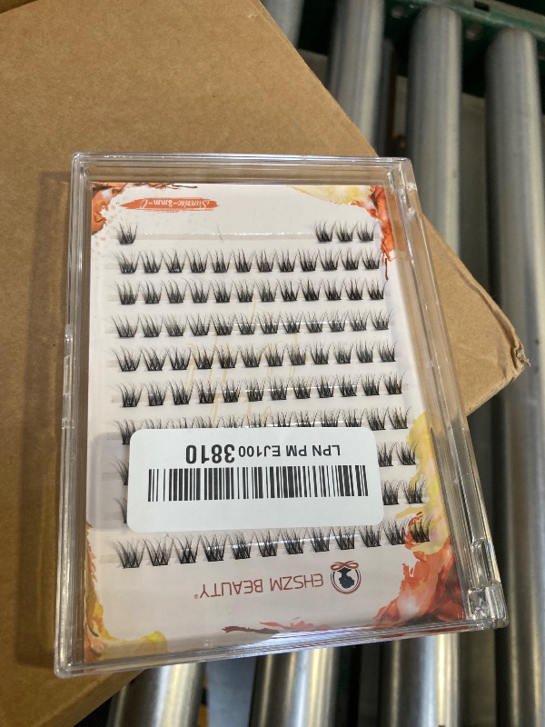 Photo 1 of Upgraded,Natural Lash Clusters 8mm C Curl with No Plastic Feel,Cluster Eyelash Extensions Wispy, Ultra-Soft Individual Lashes with Thin Band,long-lasting and New comfort,Sunrise Style [Ehszm Beauty]