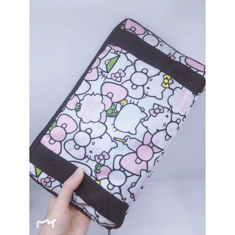 Photo 1 of Hello Kitty Portable Large Capacity Foldable Storage Travel Bag Hand Luggage Bag Crossbody Shoulder Bag