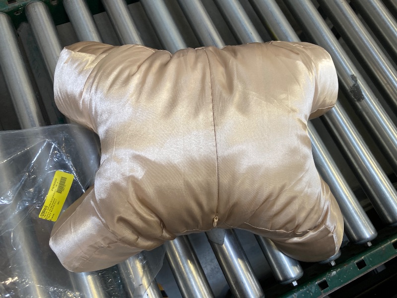 Photo 1 of  FASHIONMYDAY Fashion My Day Cervical Pillow Back Sleeping for Back Stomach Sleepers Portable Face Pillow Gold Bed Pillows 
