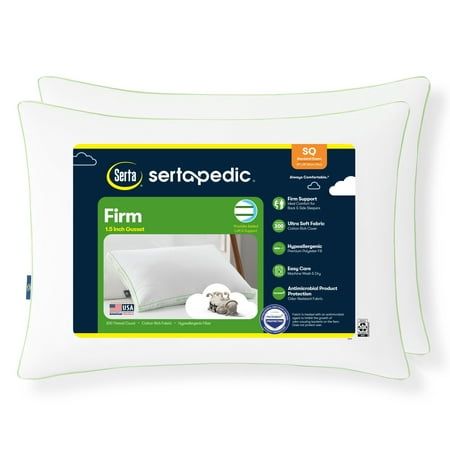 Photo 1 of  Sertapedic Firm Bed Pillow Standard/Queen 2 Pack 