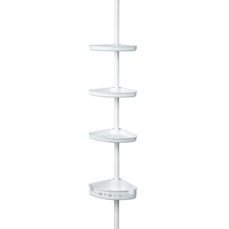Photo 1 of Mainstays Adjustable Tension Steel Shower Pole Caddy 3 Shelves 