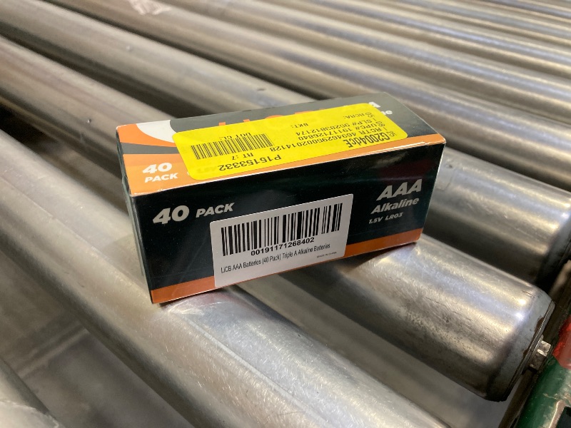Photo 1 of 40-Pack LiCB Long-Lasting Triple AAA Alkaline Batteries for Household and Business