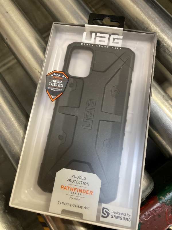 Photo 1 of URBAN ARMOR GEAR UAG Designed for Samsung Galaxy A51 Case Pathfinder [Black] Rugged Shockproof Military Drop Tested Protective Cover