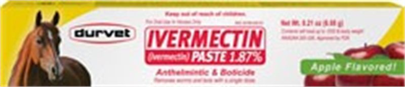 Photo 1 of PACK OF 3, Durvet Ivermectin Paste 1.87%, BEST BY OCT 2027