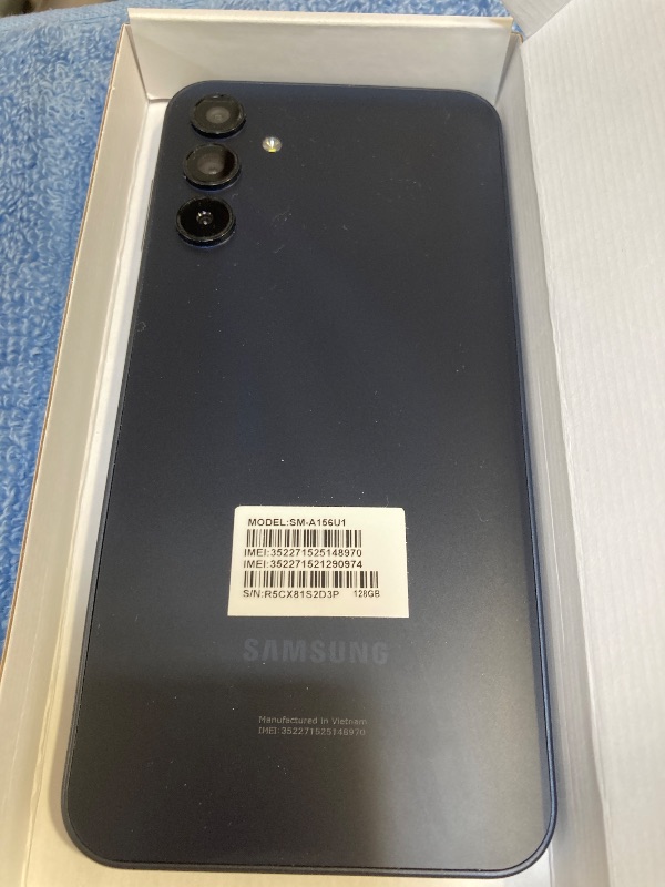 Photo 1 of SAMSUNG Galaxy A15 5G - 128GB - SM-A156U Blue
