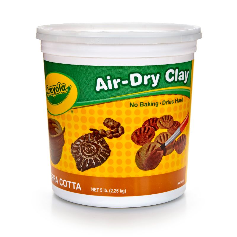 Photo 1 of  Crayola Air-Dry Clay 5 Lb Tub Terra Cotta 