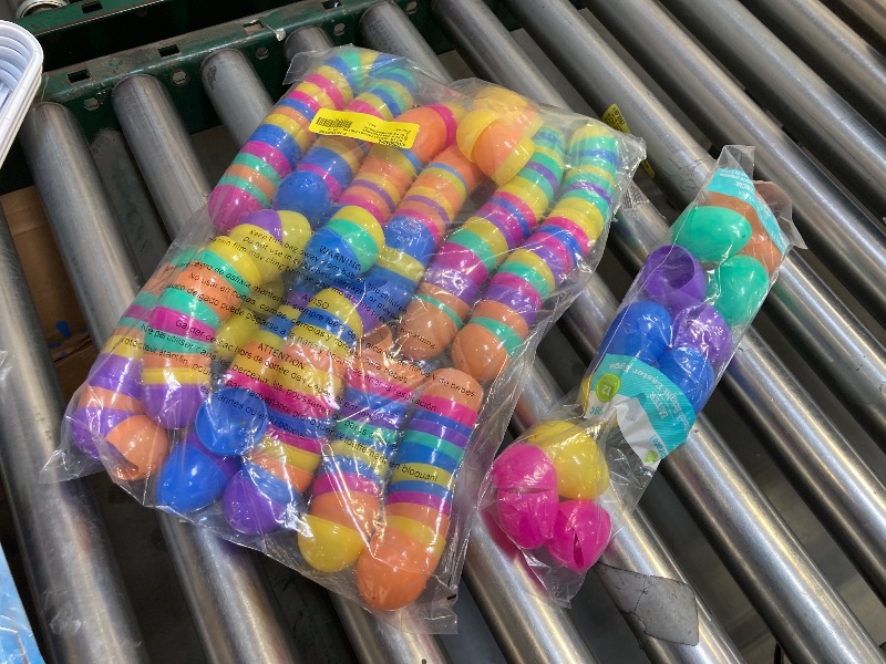 Photo 1 of BUNDLE OF TWO PLASTIC EASTER EGG SETS, MULTI-COLOR