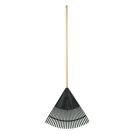 Photo 1 of Expert Gardener 24-inch Wood and Poly Leaf Rake