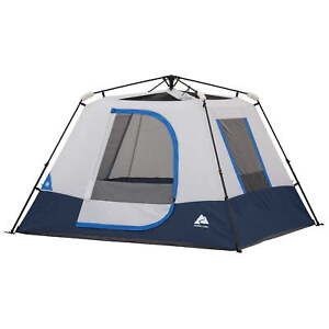 Photo 1 of Ozark Trail 4-Person Instant Cabin Tent with LED Lighted Hub